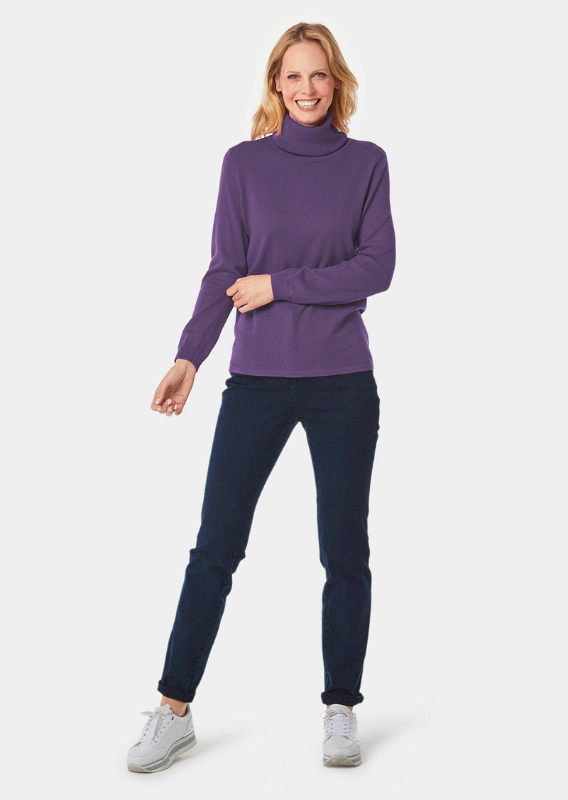 GOLDNER Strickpullover - Lila