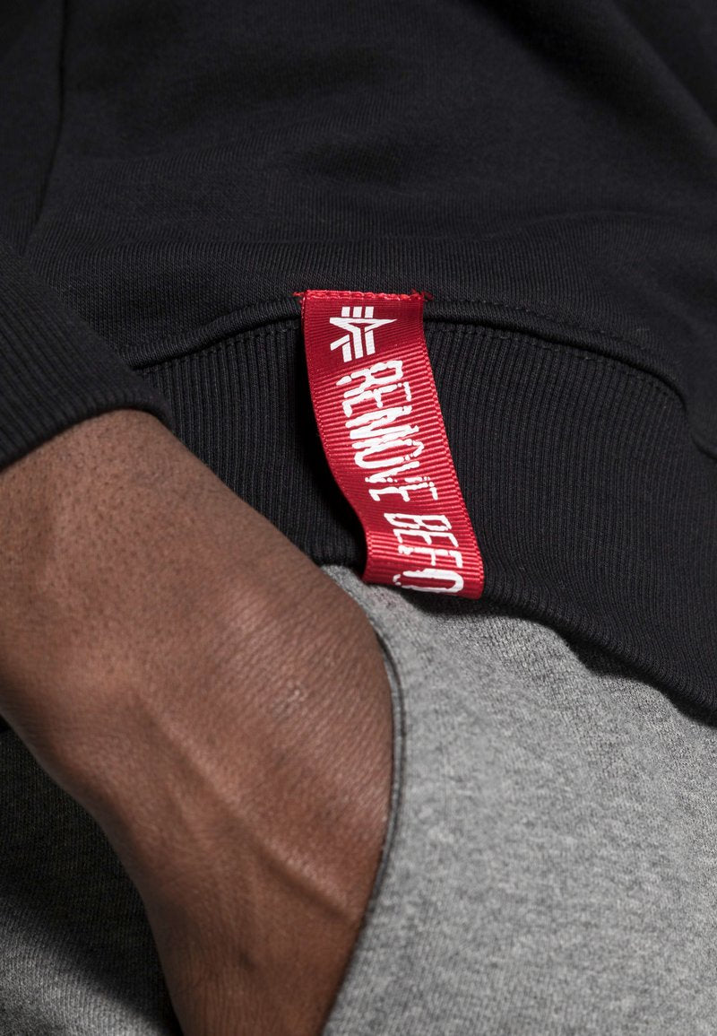 Alpha Industries BASIC SMALL LOGO - Sweatshirt - Black