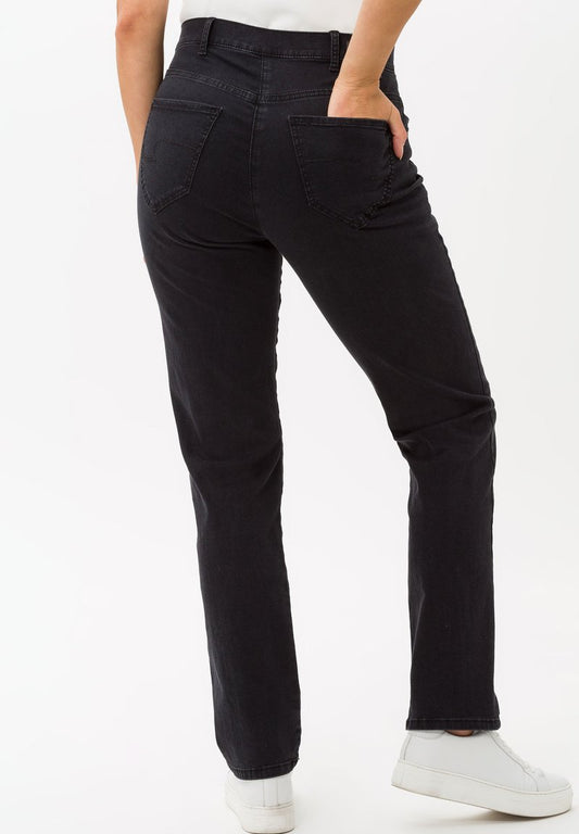BRAX STYLE CORRY SLASH - Jeans Slim Fit - Black