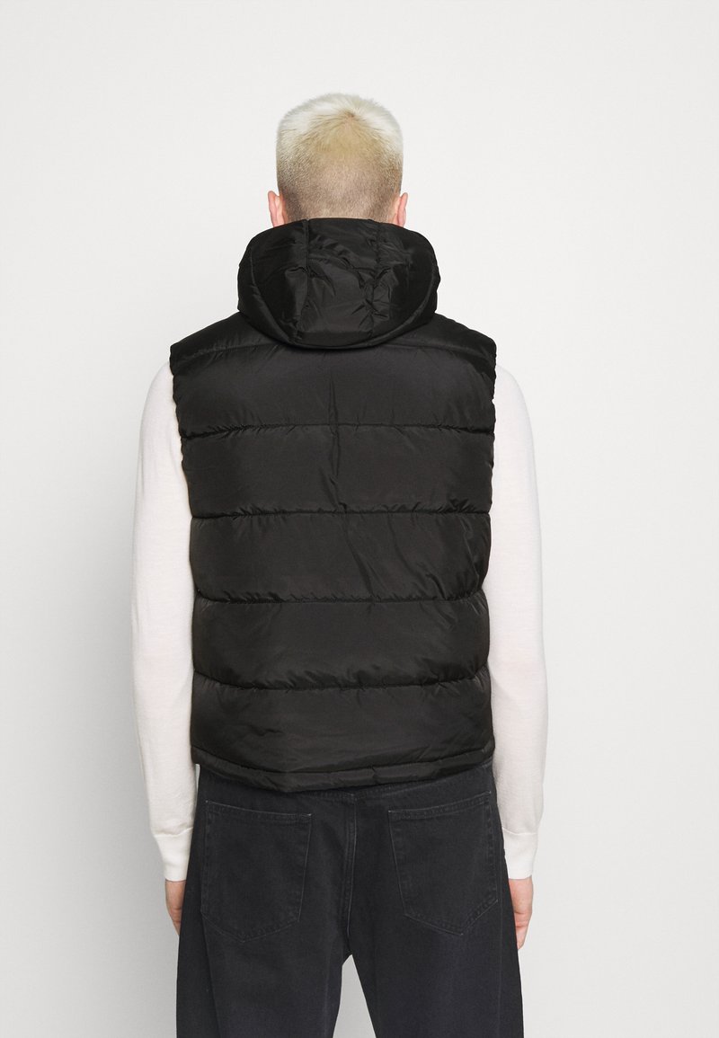 Alpha Industries HOODED PUFFER VEST - Weste - Black