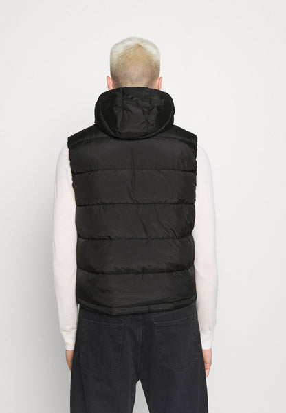 Alpha Industries HOODED PUFFER VEST - Weste - Black