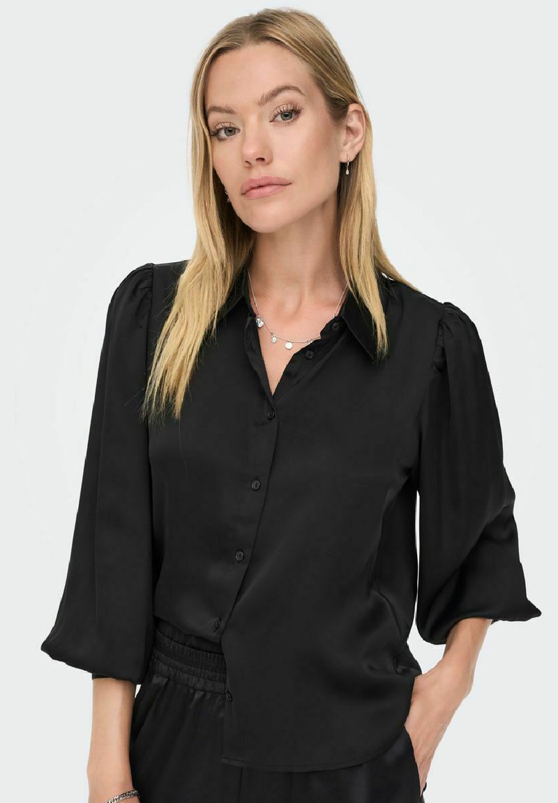 ONLY LANGARM - Hemdbluse - Black