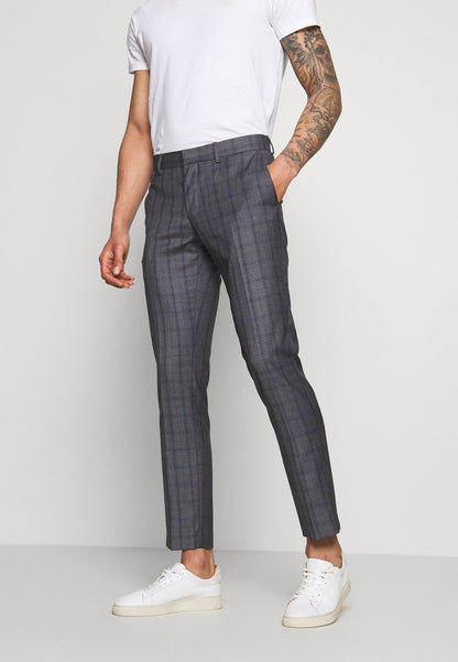  CHECK SUIT - Anzug - Grey