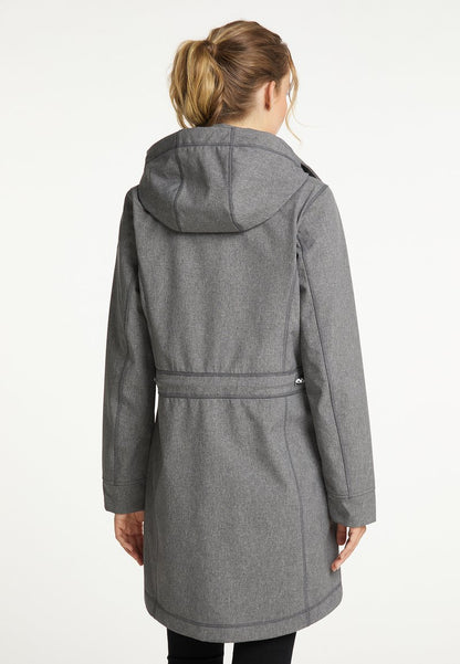 Schmuddelwedda Regenjacke / Wasserabweisende Jacke - Grau Melange Aop