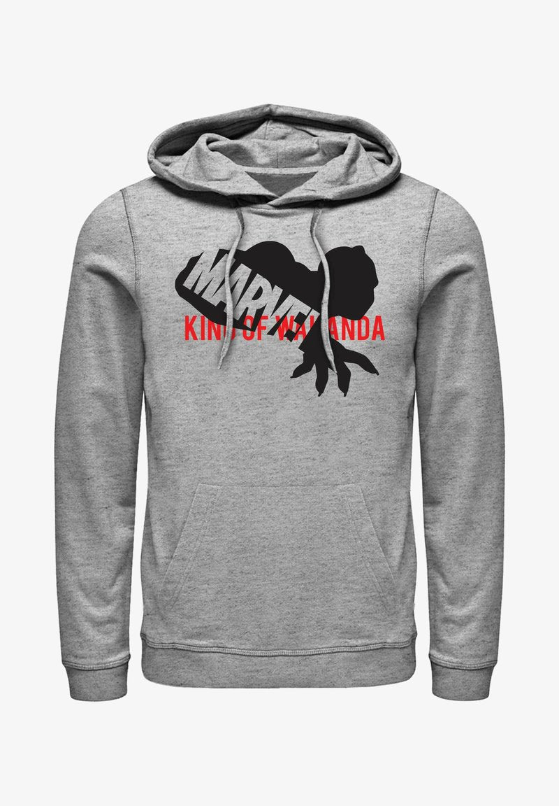 Henry Tiger MARVEL OTHER KING LOGO - Kapuzenpullover - Melange Grey