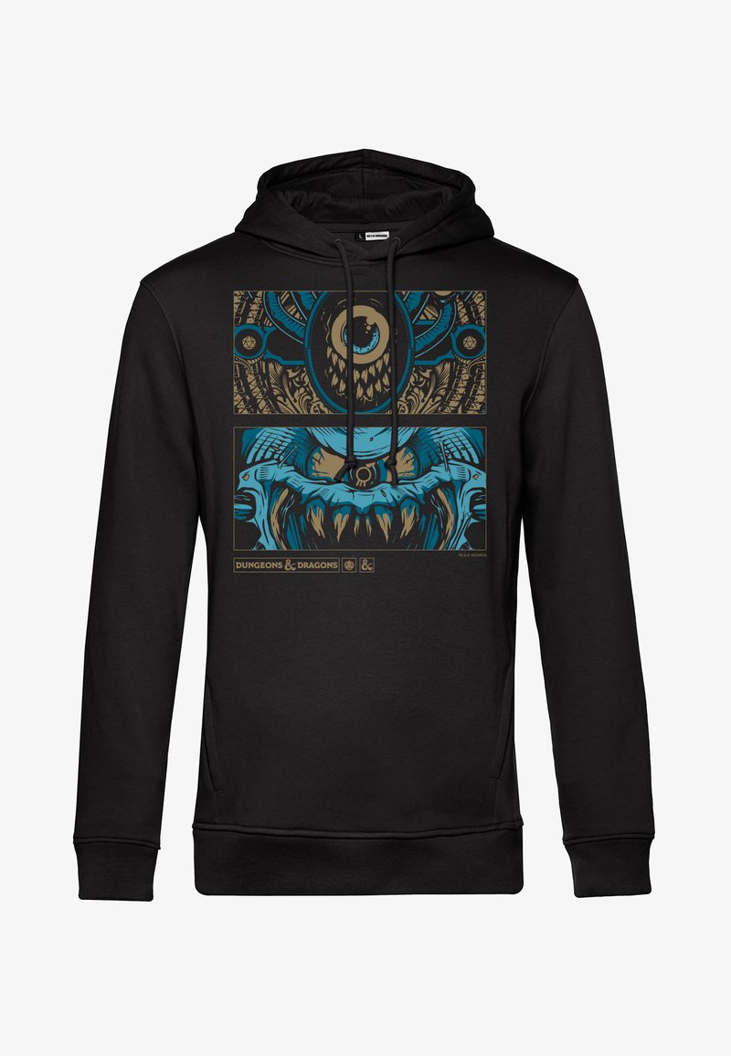 Henry Tiger DUNGEONS & DRAGONS BEHOLDER PANEL - Kapuzenpullover - Black