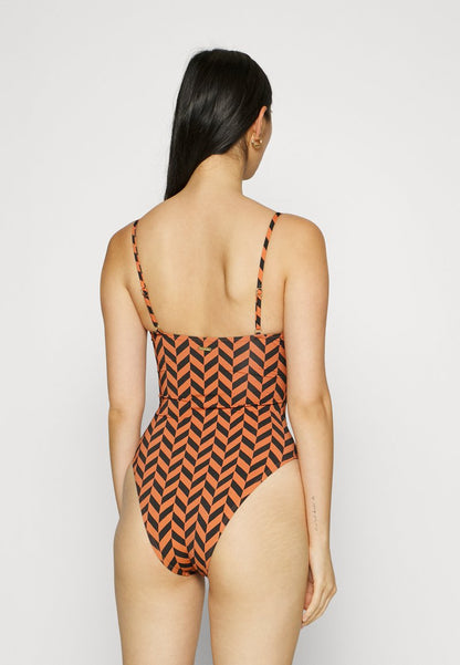 Billabong CROSS STEP ONE PIECE - Badeanzug - Brick