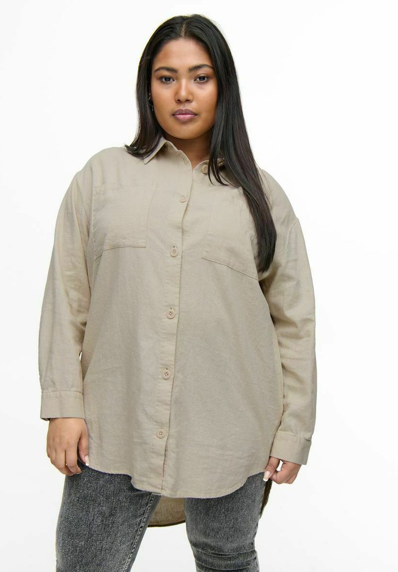 ONLY CARMAKOMA CURVY - Hemdbluse - Moonbeam