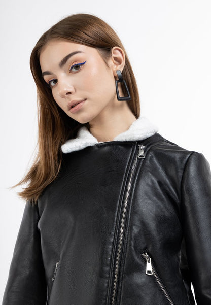  UCY - Kunstlederjacke - Schwarz