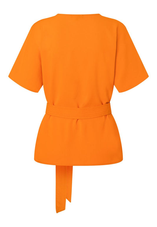 MORE&MORE MIT GÜRTEL - Bluse - Orange