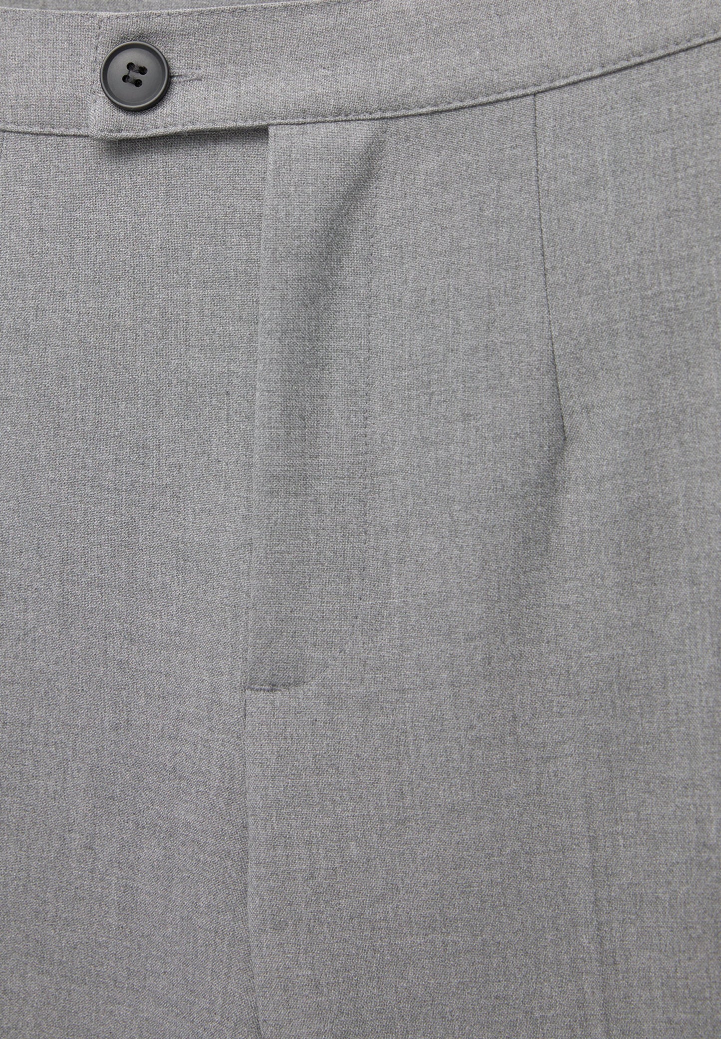 PULL & BEAR STRAIGHT-LEG DARTED -SMART - Trousers - Grey