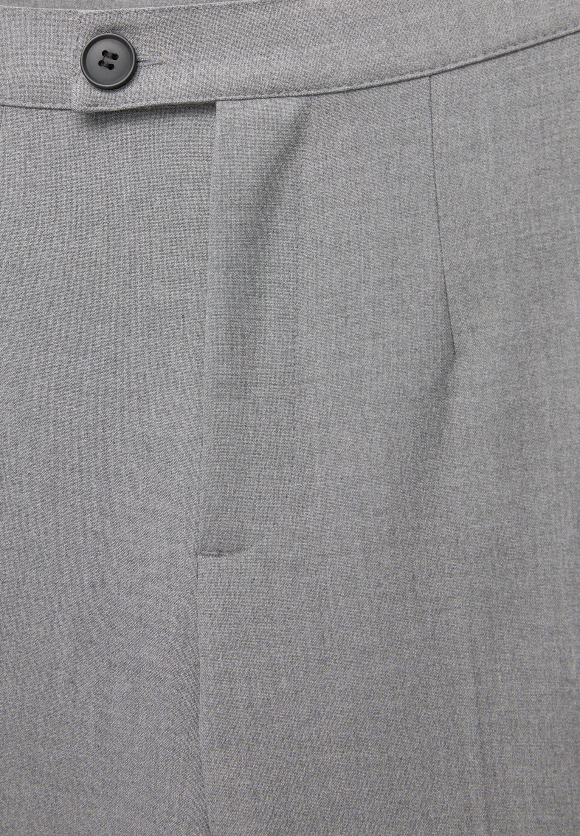 PULL & BEAR STRAIGHT-LEG DARTED -SMART - Trousers - Grey