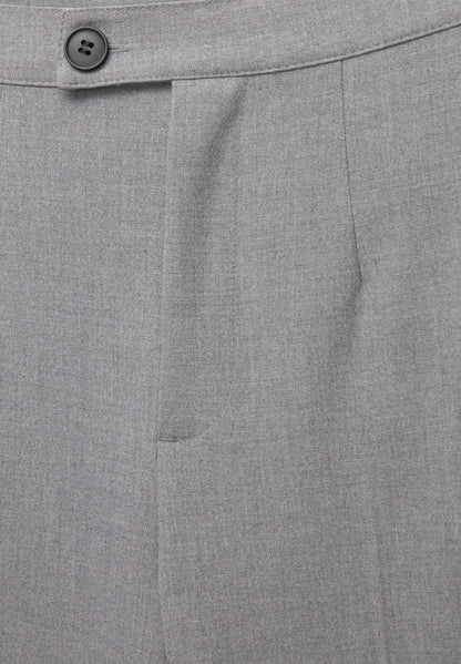 PULL & BEAR STRAIGHT-LEG DARTED -SMART - Trousers - Grey