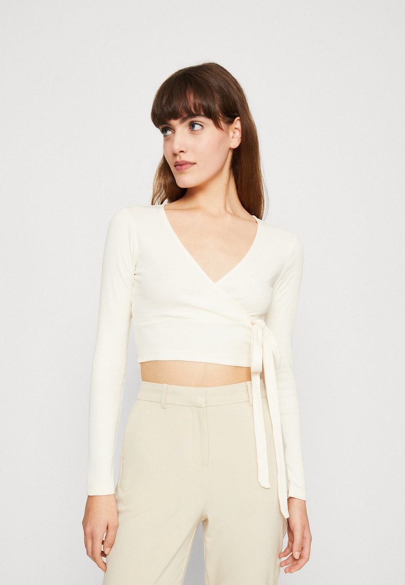 Even&Odd Langarmshirt - Off-white
