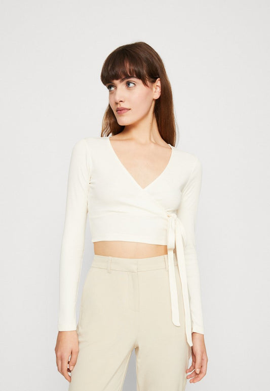 Even&Odd Langarmshirt - Off-white