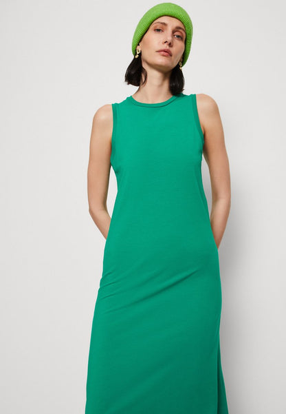Marc O'Polo SLEEVE LESS EASY FIT - Jerseykleid - Vivid Green