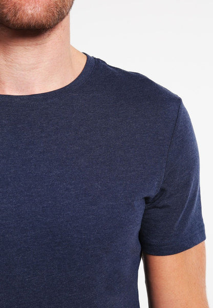 Pier One T-Shirt Basic - Dark Blue Melange