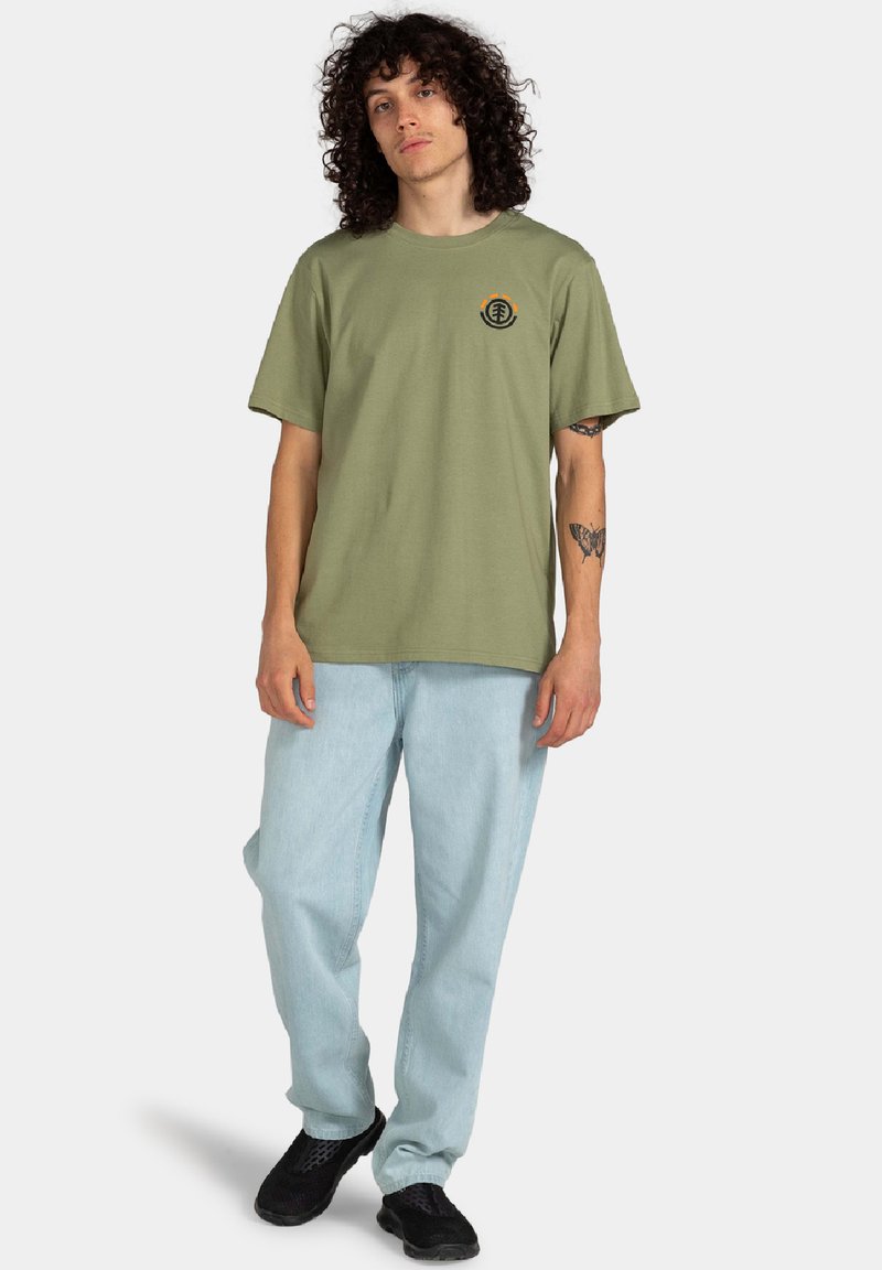 Element HILLS - T-Shirt Print - Oil Green