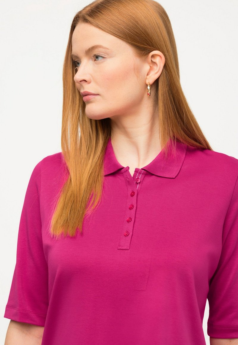 Ulla Popken COUPE CLASSIQUECOL PIMA - Poloshirt - Rose Fuchsia