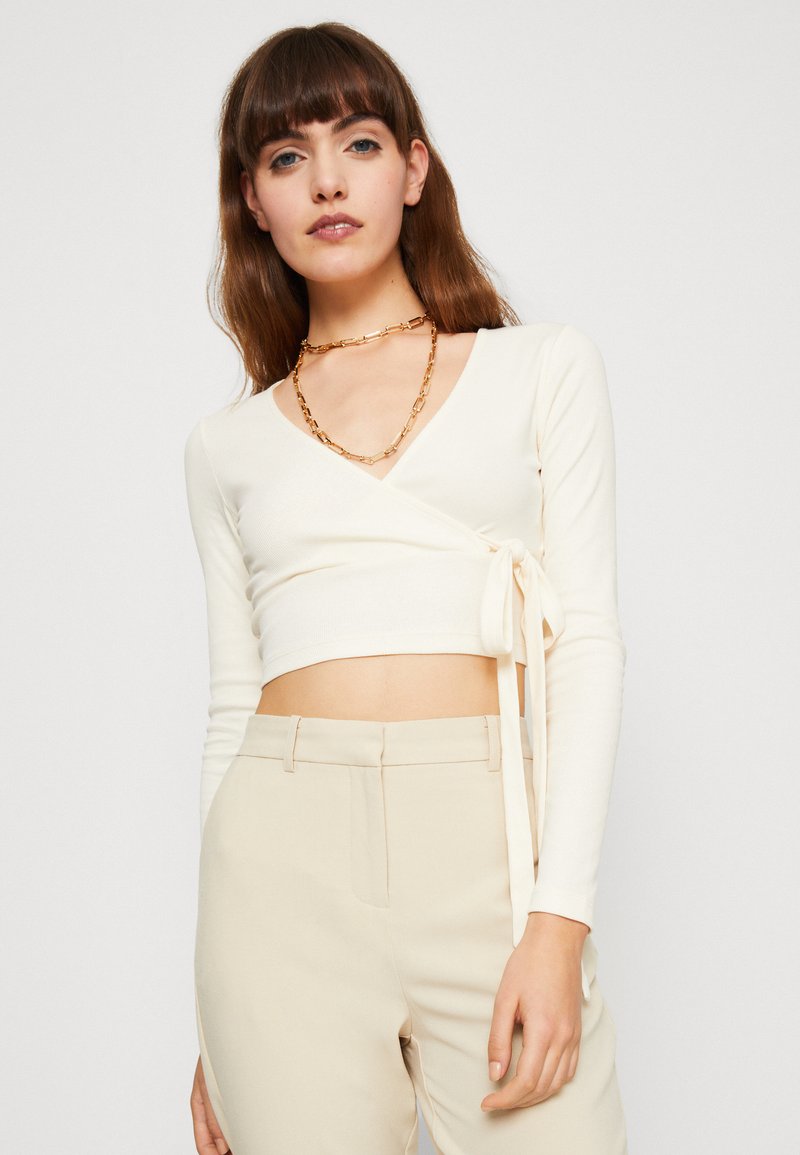Even&Odd Langarmshirt - Off-white