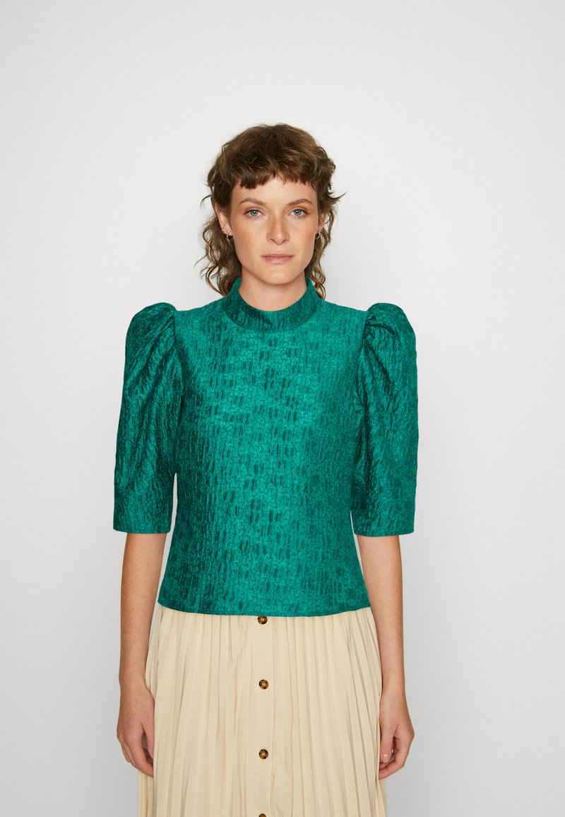 Custommade DAVIDA - Bluse - Posy Green