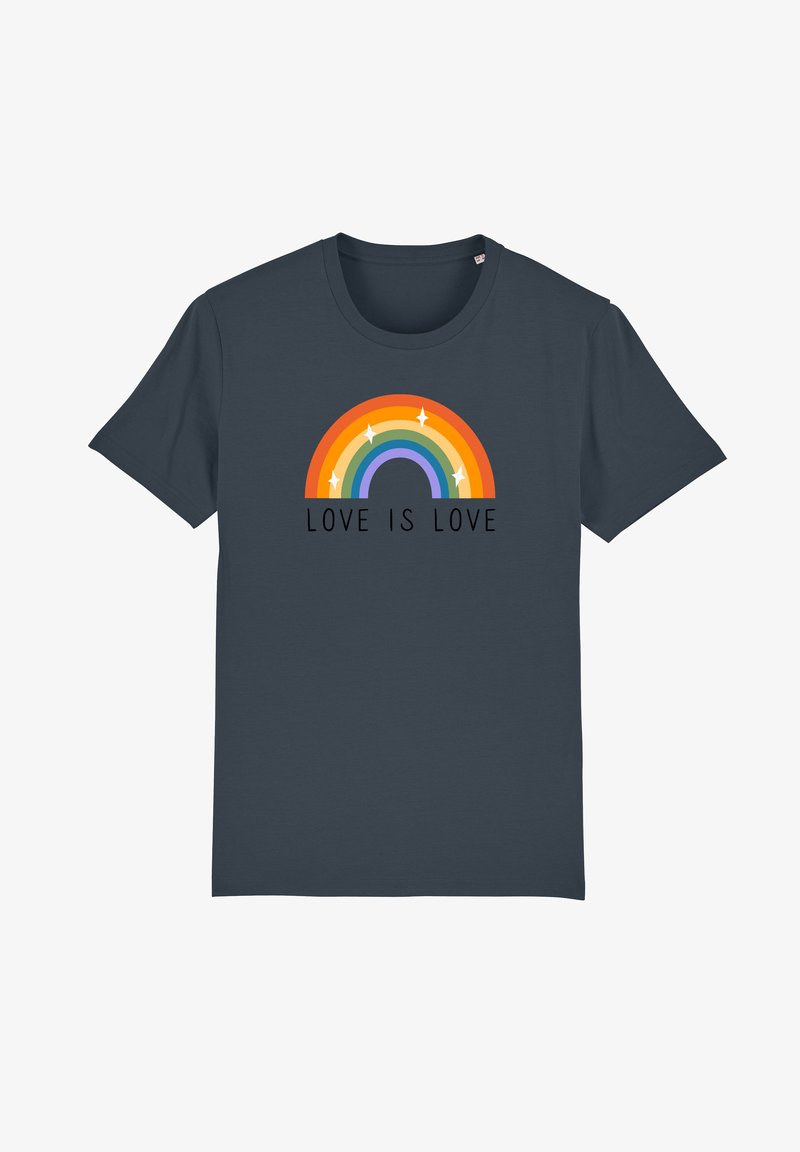  LOVE IS LOVE - T-Shirt Print - Spectra Yellow