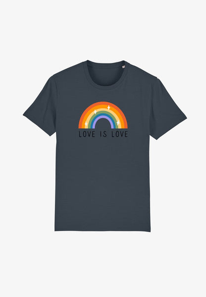  LOVE IS LOVE - T-Shirt Print - Spectra Yellow