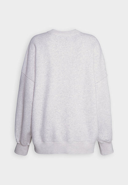 Abercrombie & Fitch THE SOFTAF MAX PATCH LONG SUNDAY CREW - Sweatshirt - Grey