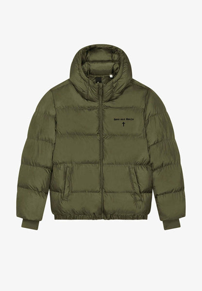  SAVE ARE SOULS EMBROIDERY PUFFER - Winterjacke - Black