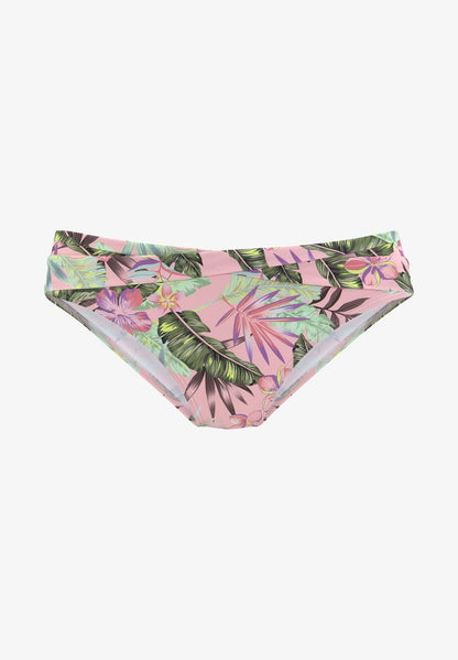S.Oliver Bikini-Hose - Rose Bedruckt