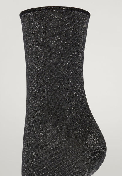 Wolford STARDUST - Socken - Black Silver